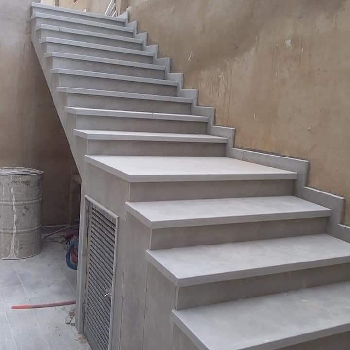 Escalier en pierre naturelle — réalisation 1