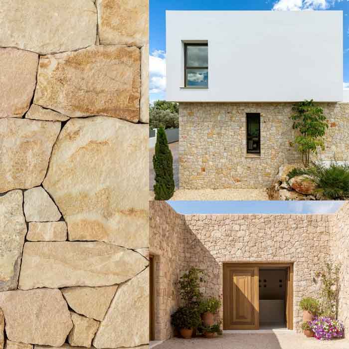 Façade pierre naturelle