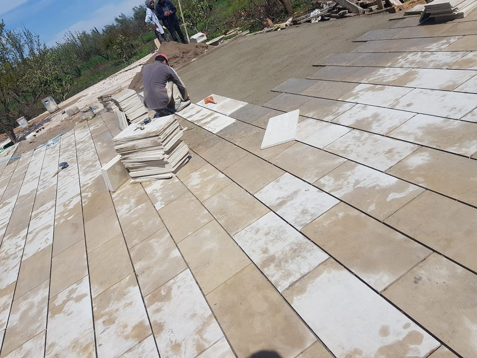 Dallage en pierre naturelle